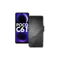 Чохол-книжка з екошкіри для телефону Xiaomi Poco C61