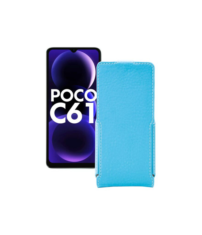 Чохол-флип з екошкіри для телефону Xiaomi Poco C61