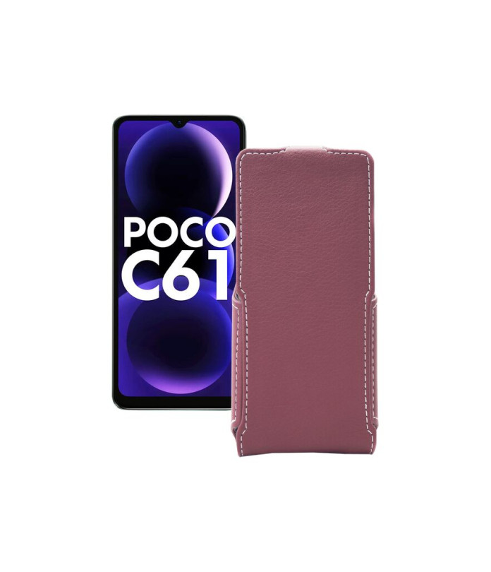Чохол-флип з екошкіри для телефону Xiaomi Poco C61