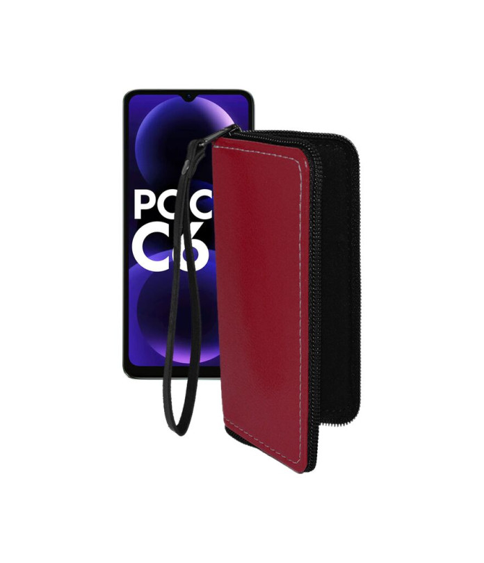 Чохол-гаманець з екошкіри для телефону Xiaomi Poco C61