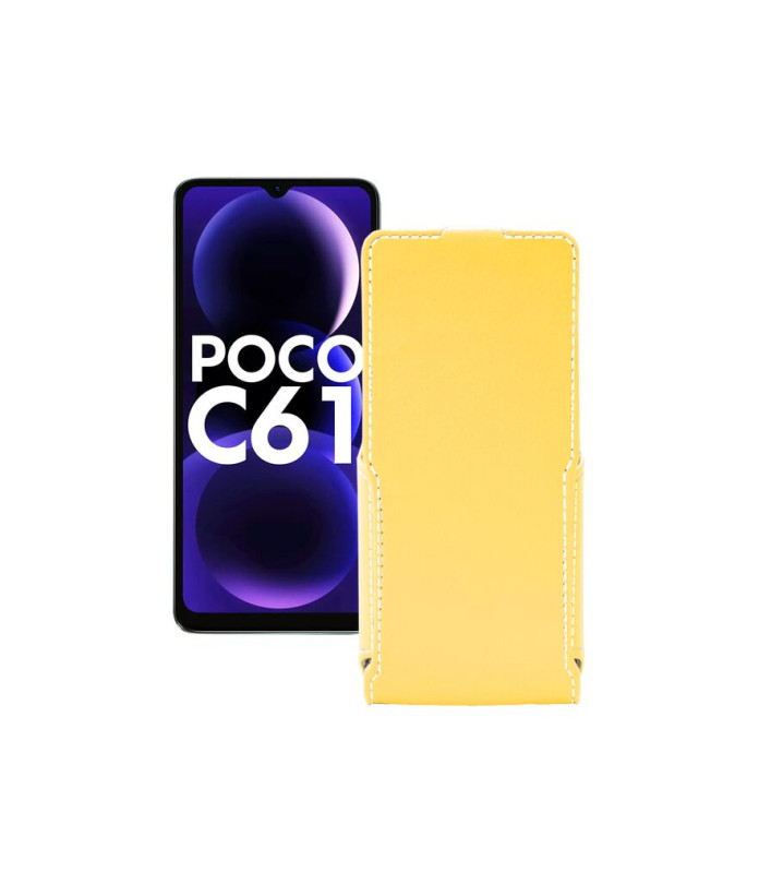 Чохол-флип з екошкіри для телефону Xiaomi Poco C61