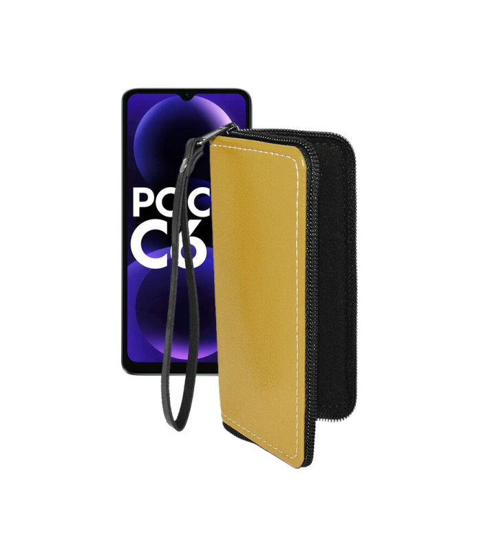 Чохол-гаманець з екошкіри для телефону Xiaomi Poco C61