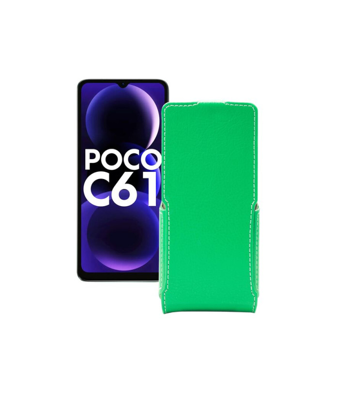 Чохол-флип з екошкіри для телефону Xiaomi Poco C61