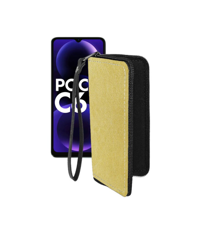 Чохол-гаманець з екошкіри для телефону Xiaomi Poco C61