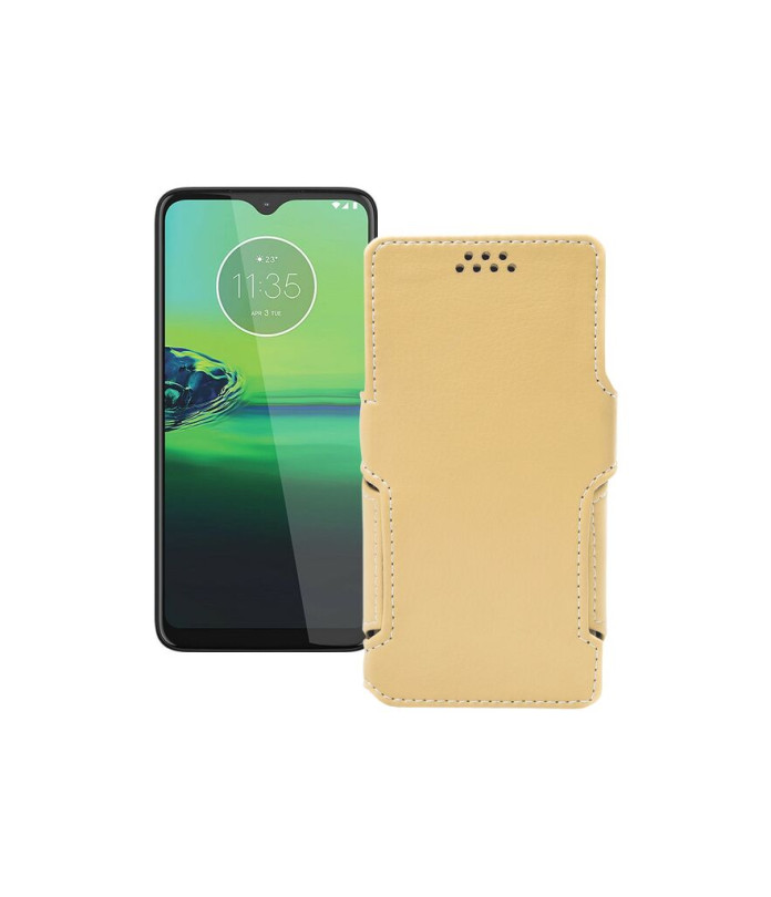 Чохол-книжка з екошкіри для телефону Motorola Moto G8 Play