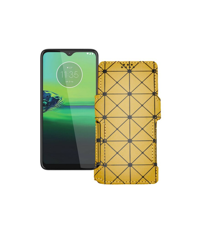 Чохол-книжка з екошкіри для телефону Motorola Moto G8 Play