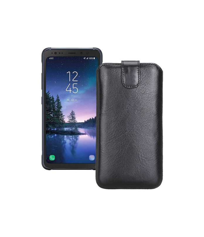 Витяжка з екошкіри для телефону Samsung Galaxy S8 Active (S892)