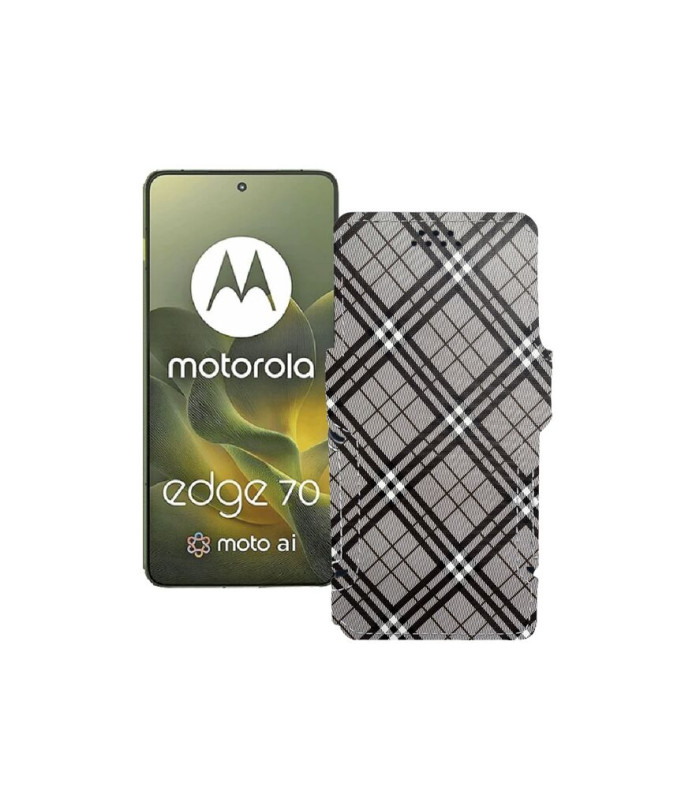 Чохол-книжка з екошкіри для телефону Motorola Edge 70