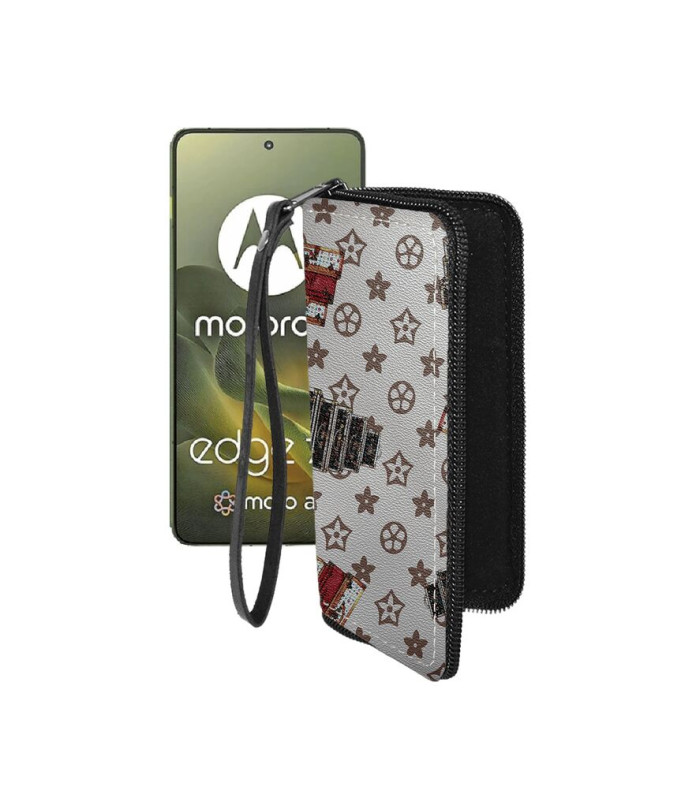 Чохол-гаманець з екошкіри для телефону Motorola Edge 70