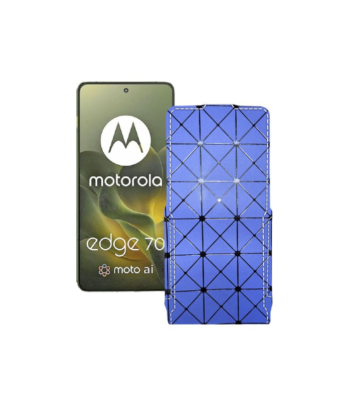 Чохол-флип з екошкіри для телефону Motorola Edge 70