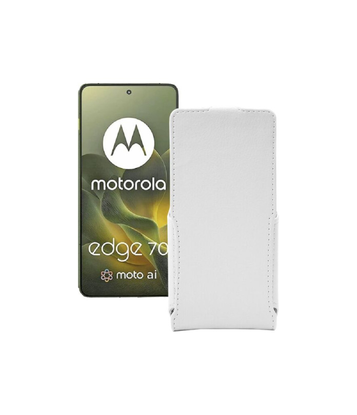Чохол-флип з екошкіри для телефону Motorola Edge 70