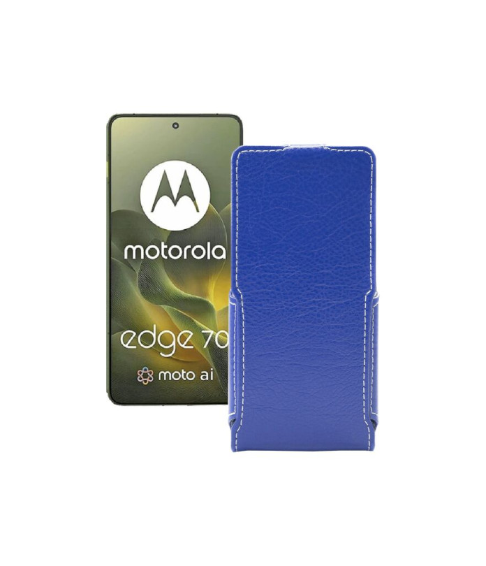 Чохол-флип з екошкіри для телефону Motorola Edge 70