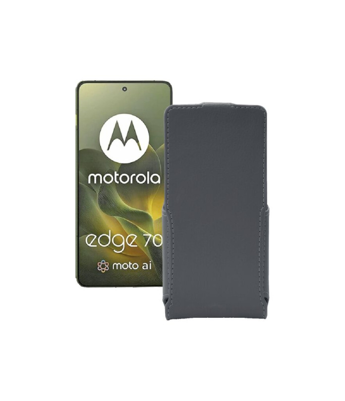 Чохол-флип з екошкіри для телефону Motorola Edge 70