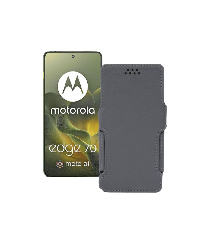 Чохол-книжка з екошкіри для телефону Motorola Edge 70