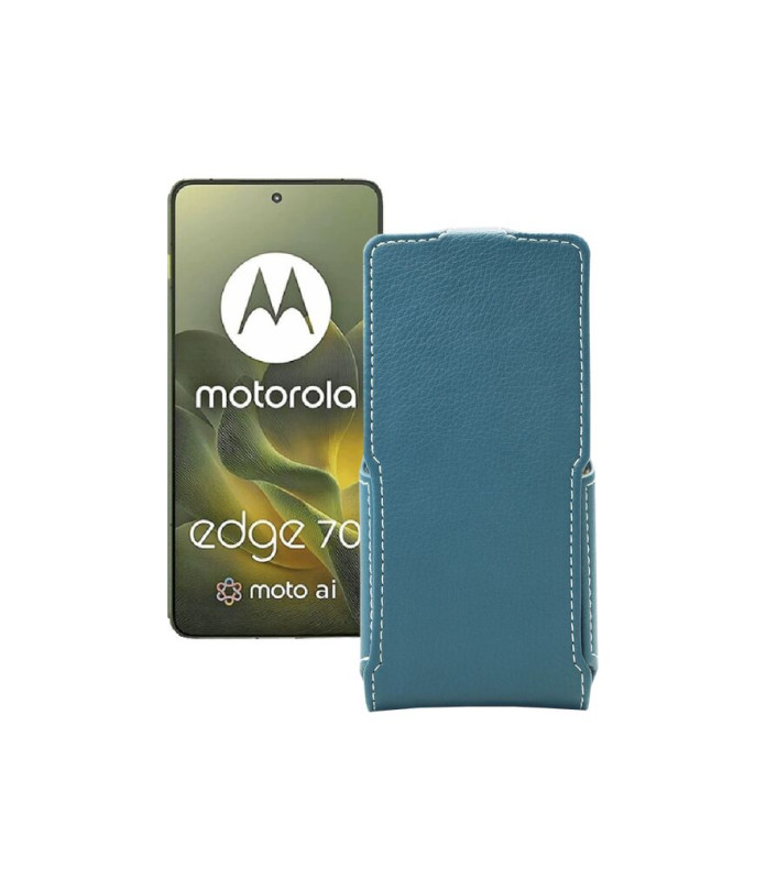 Чохол-флип з екошкіри для телефону Motorola Edge 70