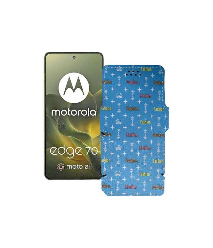 Чохол-книжка з екошкіри для телефону Motorola Edge 70