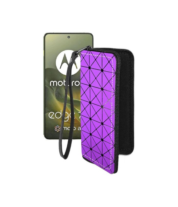 Чохол-гаманець з екошкіри для телефону Motorola Edge 70