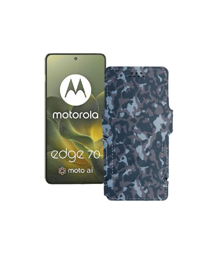 Чохол-книжка з екошкіри для телефону Motorola Edge 70