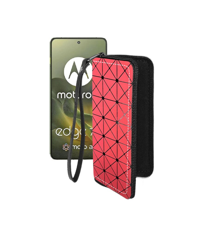 Чохол-гаманець з екошкіри для телефону Motorola Edge 70