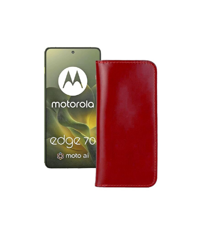 Портмоне з шкіри для телефону Motorola Edge 70
