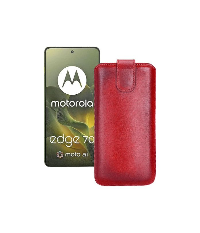 Витяжка зі шкіри для телефону Motorola Edge 70