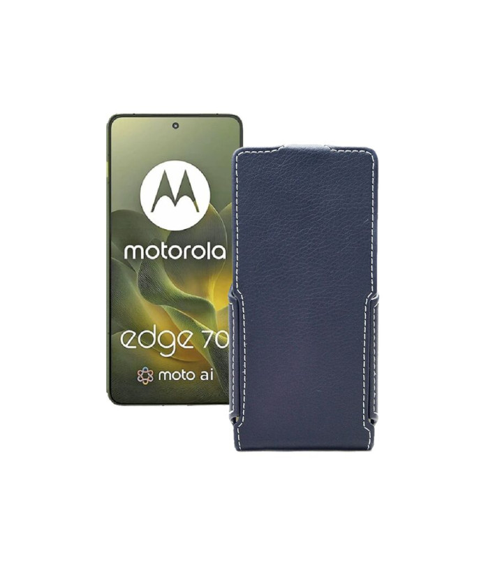Чохол-флип з екошкіри для телефону Motorola Edge 70