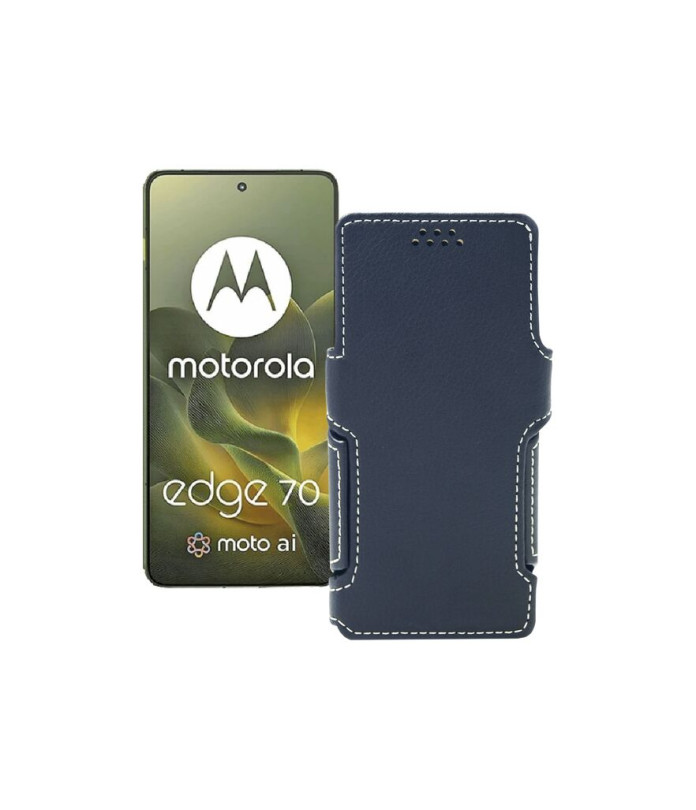 Чохол-книжка з екошкіри для телефону Motorola Edge 70