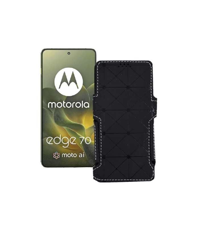 Чохол-книжка з екошкіри для телефону Motorola Edge 70