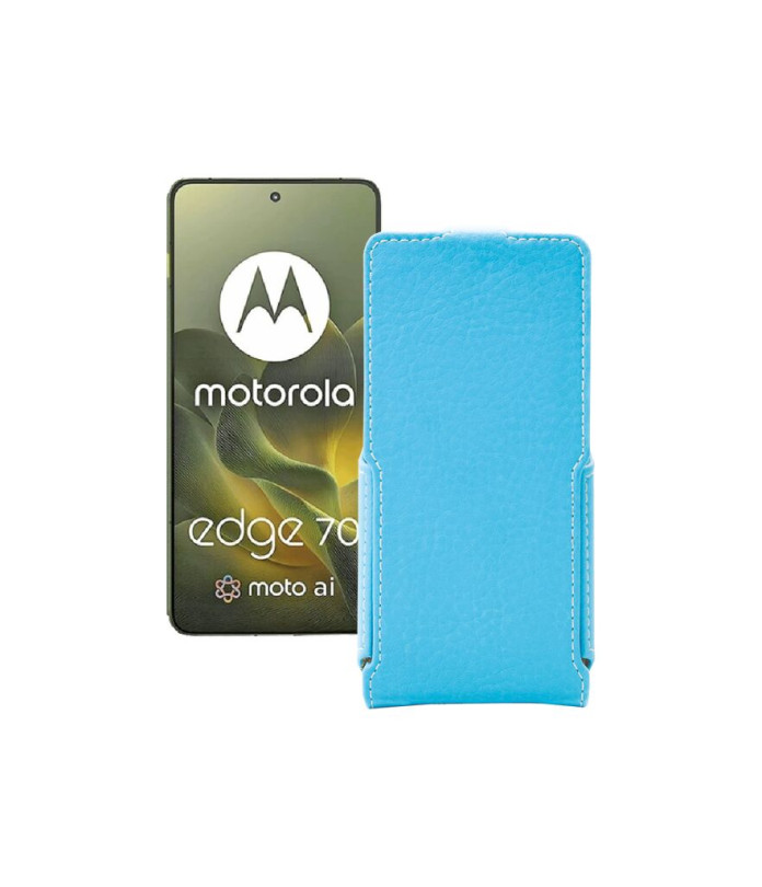 Чохол-флип з екошкіри для телефону Motorola Edge 70