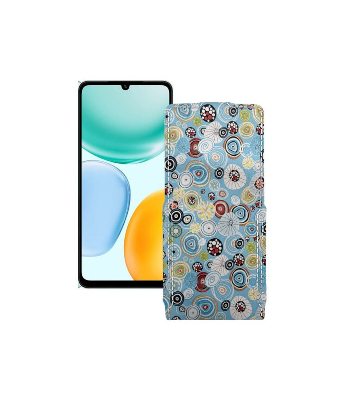 Чохол-флип з екошкіри для телефону Honor X5c Plus