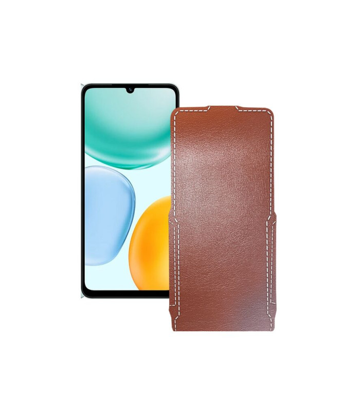 Чохол-флип з екошкіри для телефону Honor X5c Plus