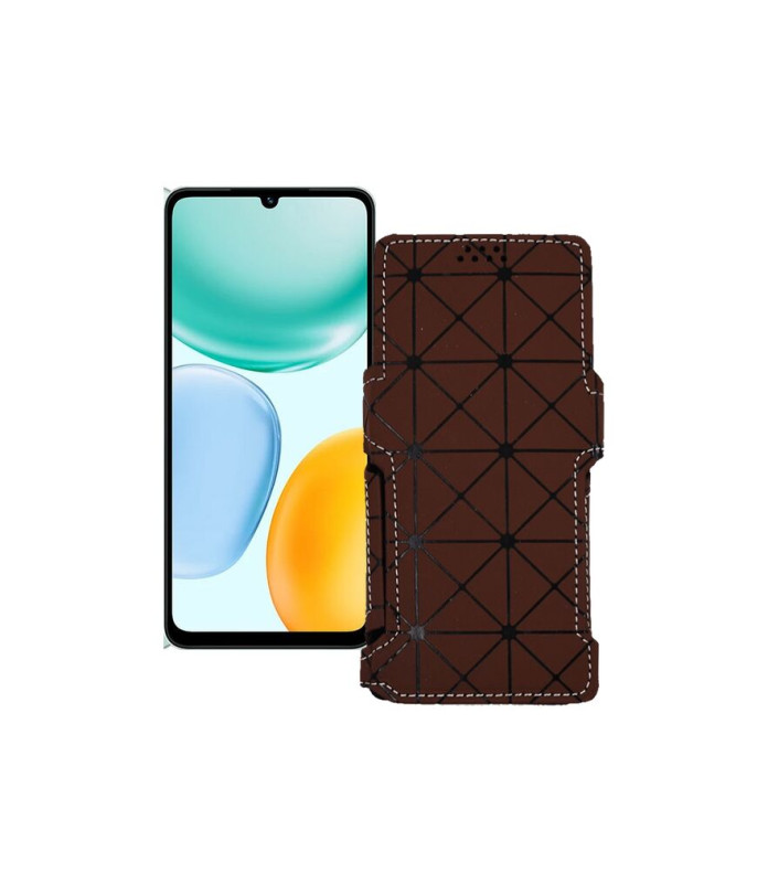 Чохол-книжка з екошкіри для телефону Honor X5c Plus