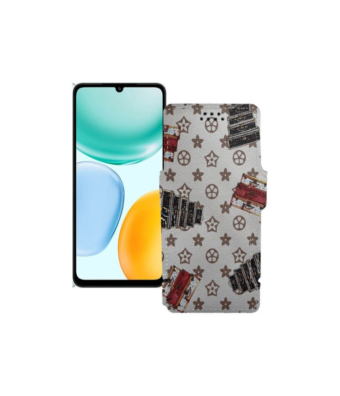 Чохол-книжка з екошкіри для телефону Honor X5c Plus