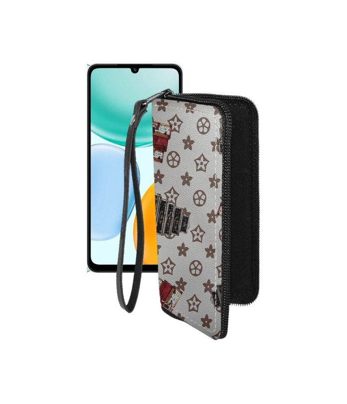 Чохол-гаманець з екошкіри для телефону Honor X5c Plus