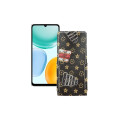 Чохол-флип з екошкіри для телефону Honor X5c Plus
