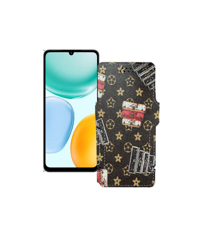 Чохол-книжка з екошкіри для телефону Honor X5c Plus