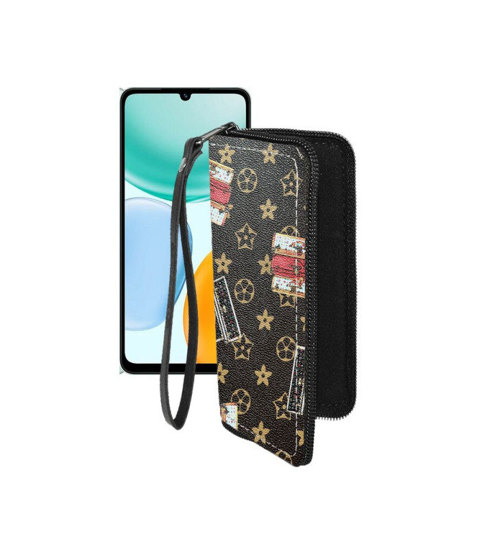 Чохол-гаманець з екошкіри для телефону Honor X5c Plus