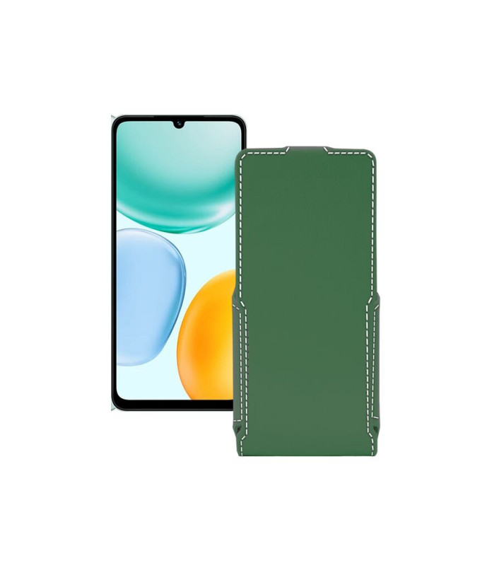 Чохол-флип з екошкіри для телефону Honor X5c Plus