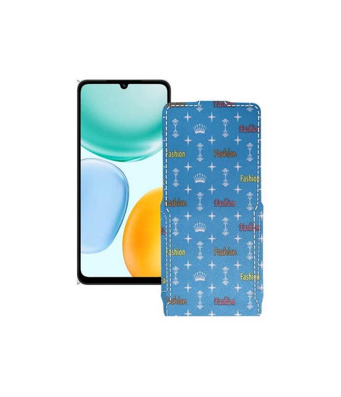 Чохол-флип з екошкіри для телефону Honor X5c Plus