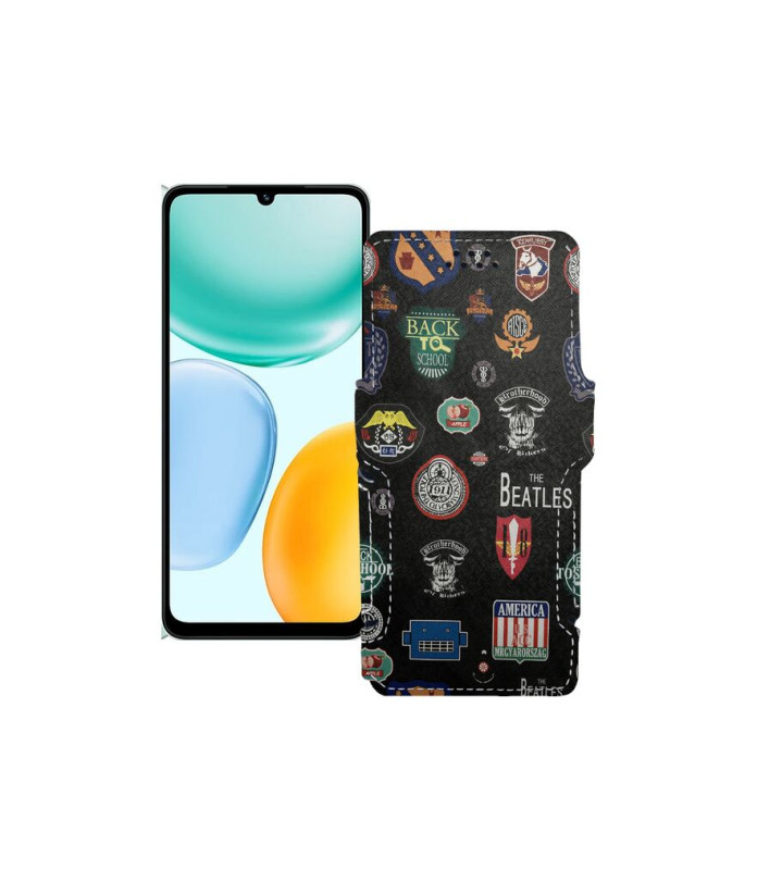 Чохол-книжка з екошкіри для телефону Honor X5c Plus