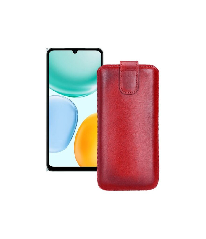 Витяжка з екошкіри для телефону Honor X5c Plus