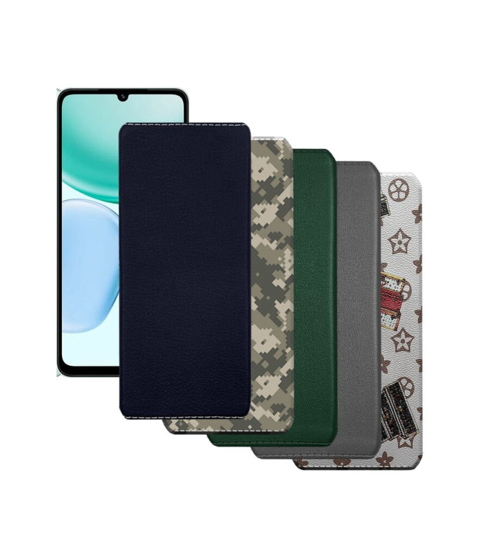 Накладка з екошкіри для телефону Honor X5c Plus