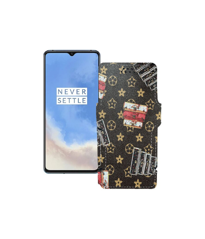 Чохол-книжка з екошкіри для телефону OnePlus 7T