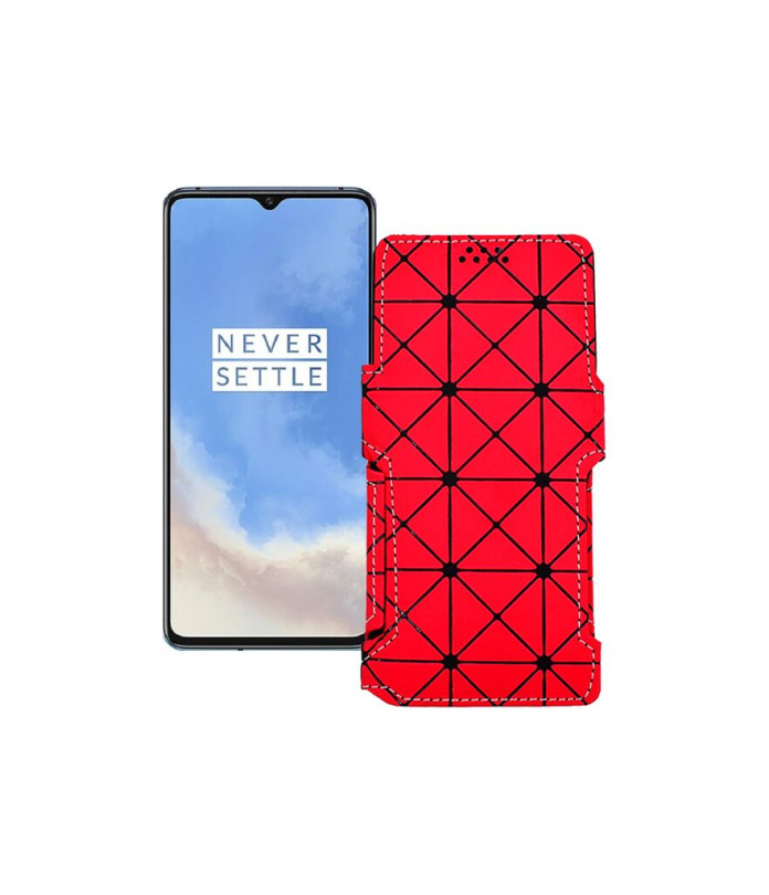 Чохол-книжка з екошкіри для телефону OnePlus 7T