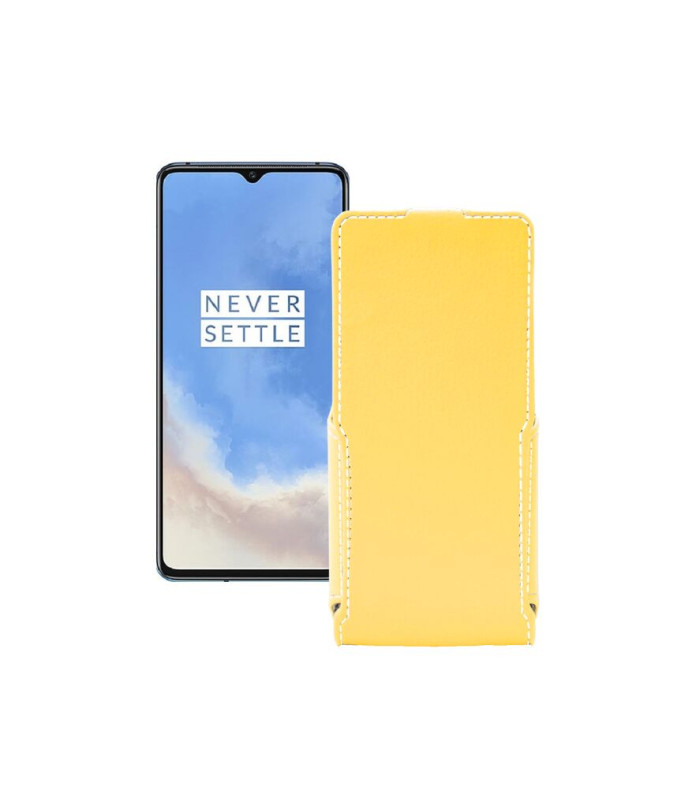 Чохол-флип з екошкіри для телефону OnePlus 7T