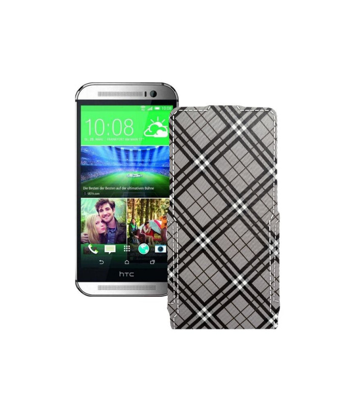 Чохол-флип з екошкіри для телефону HTC One M8