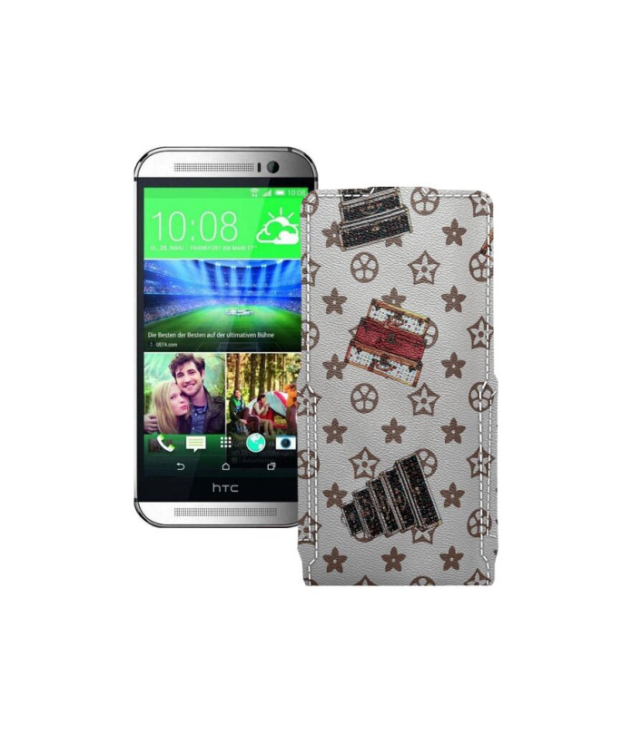 Чохол-флип з екошкіри для телефону HTC One M8