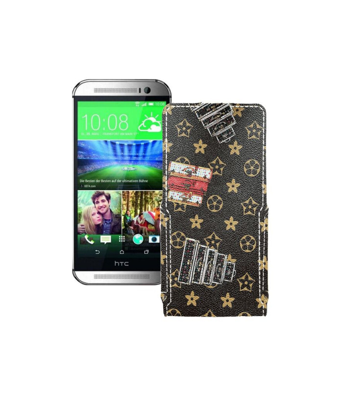 Чохол-флип з екошкіри для телефону HTC One M8