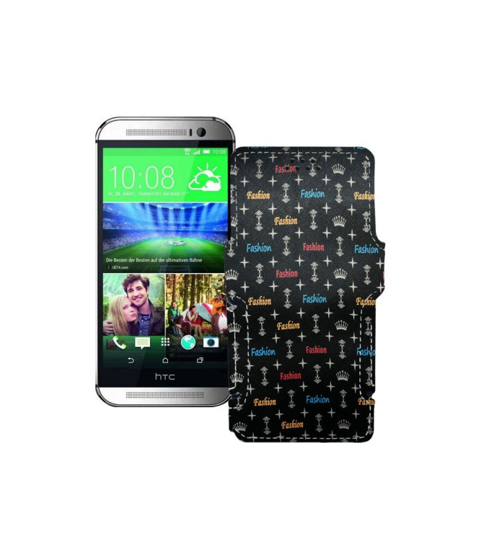 Чохол-книжка з екошкіри для телефону HTC One M8