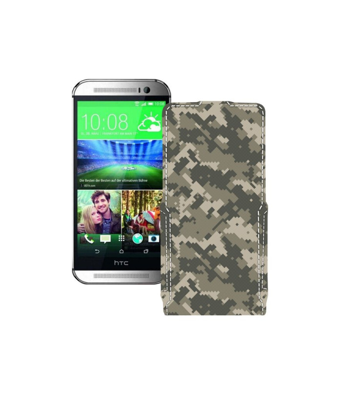 Чохол-флип з екошкіри для телефону HTC One M8